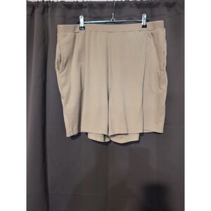 Laura Scott Women's XL‎ Tan Beige Shorts, Summer Shorts W/ Pockets, Casual Wear